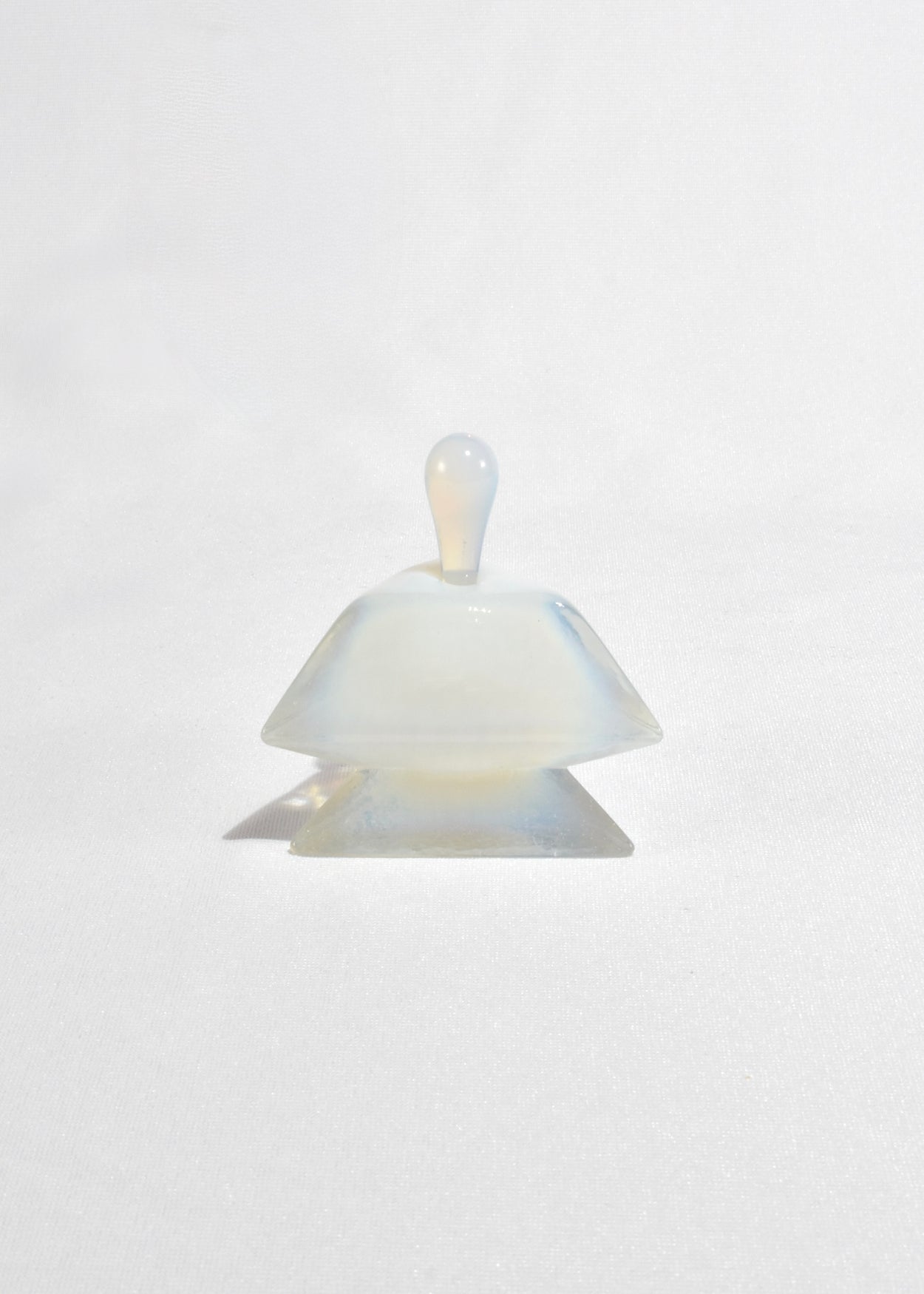 Opalescent Triangular Perfume Bottle