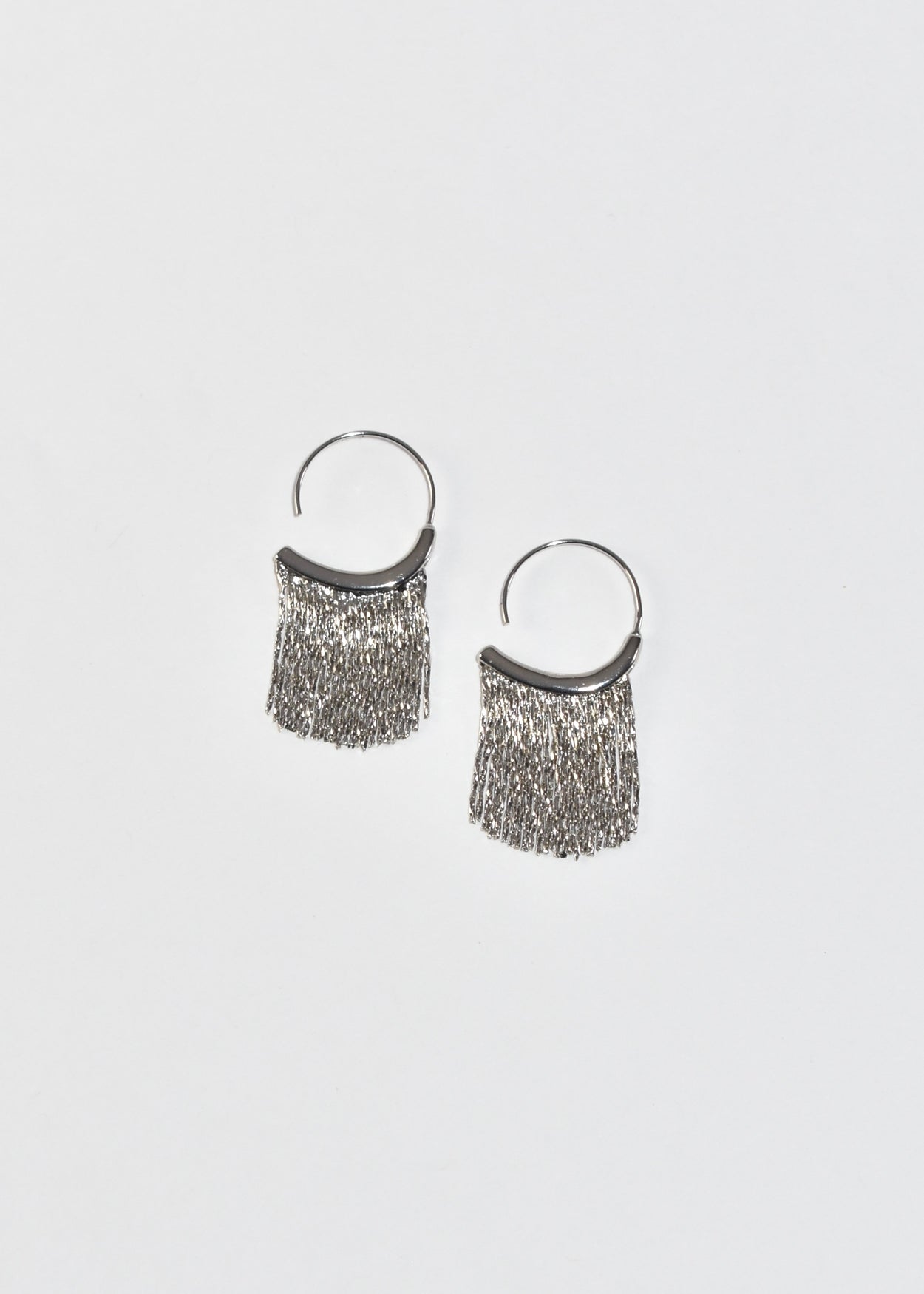 Hoop Fringe Earrings
