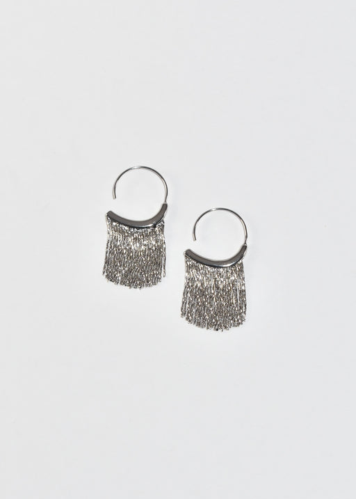 Hoop Fringe Earrings