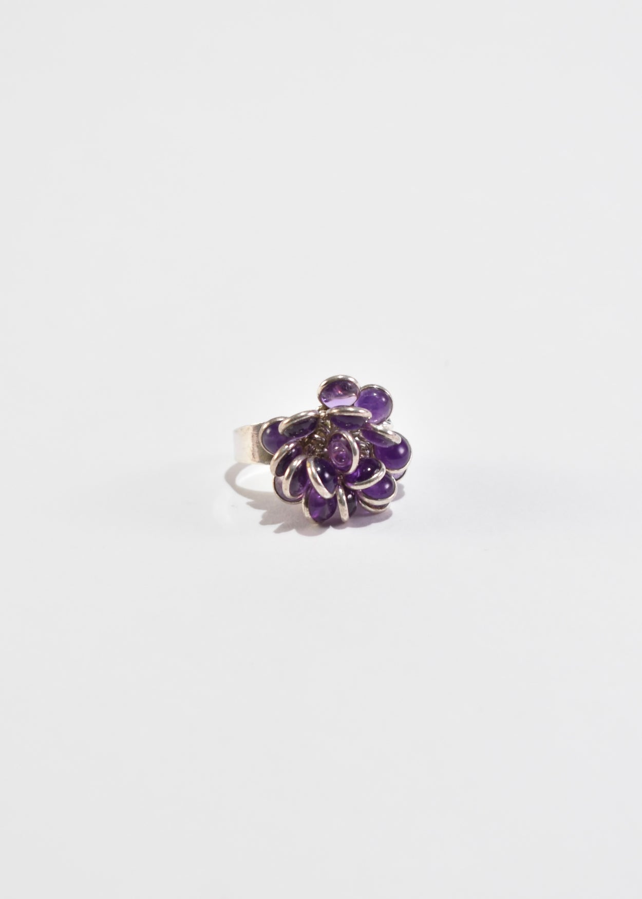 Amethyst Fringe Ring