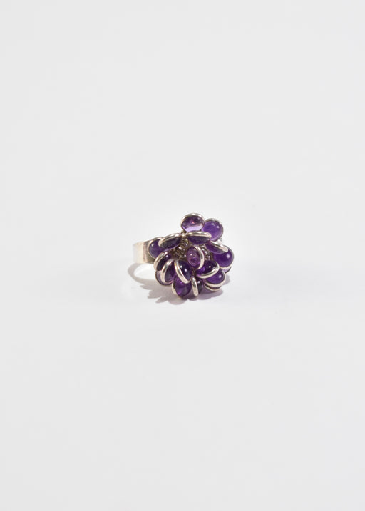 Amethyst Fringe Ring