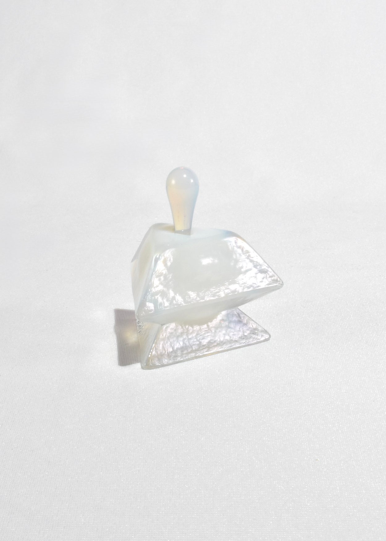 Opalescent Triangular Perfume Bottle