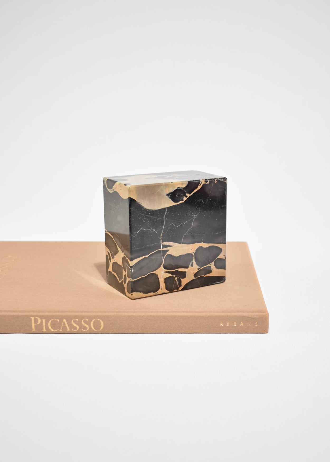 Black Marble Bookends