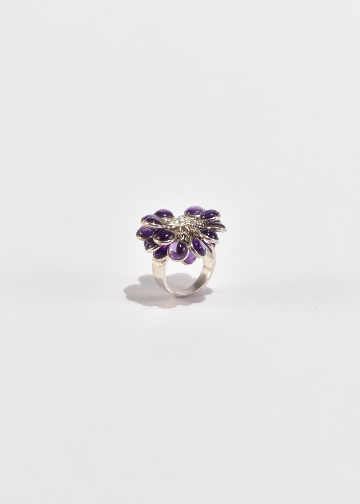 Amethyst Fringe Ring