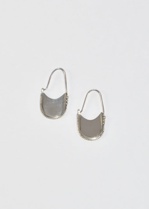 Flat Braided Hoop Earrings