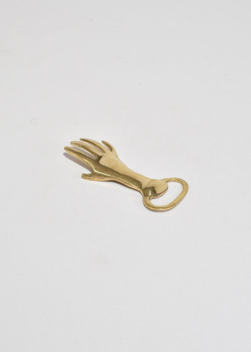 Brass Hand Bottle Opener