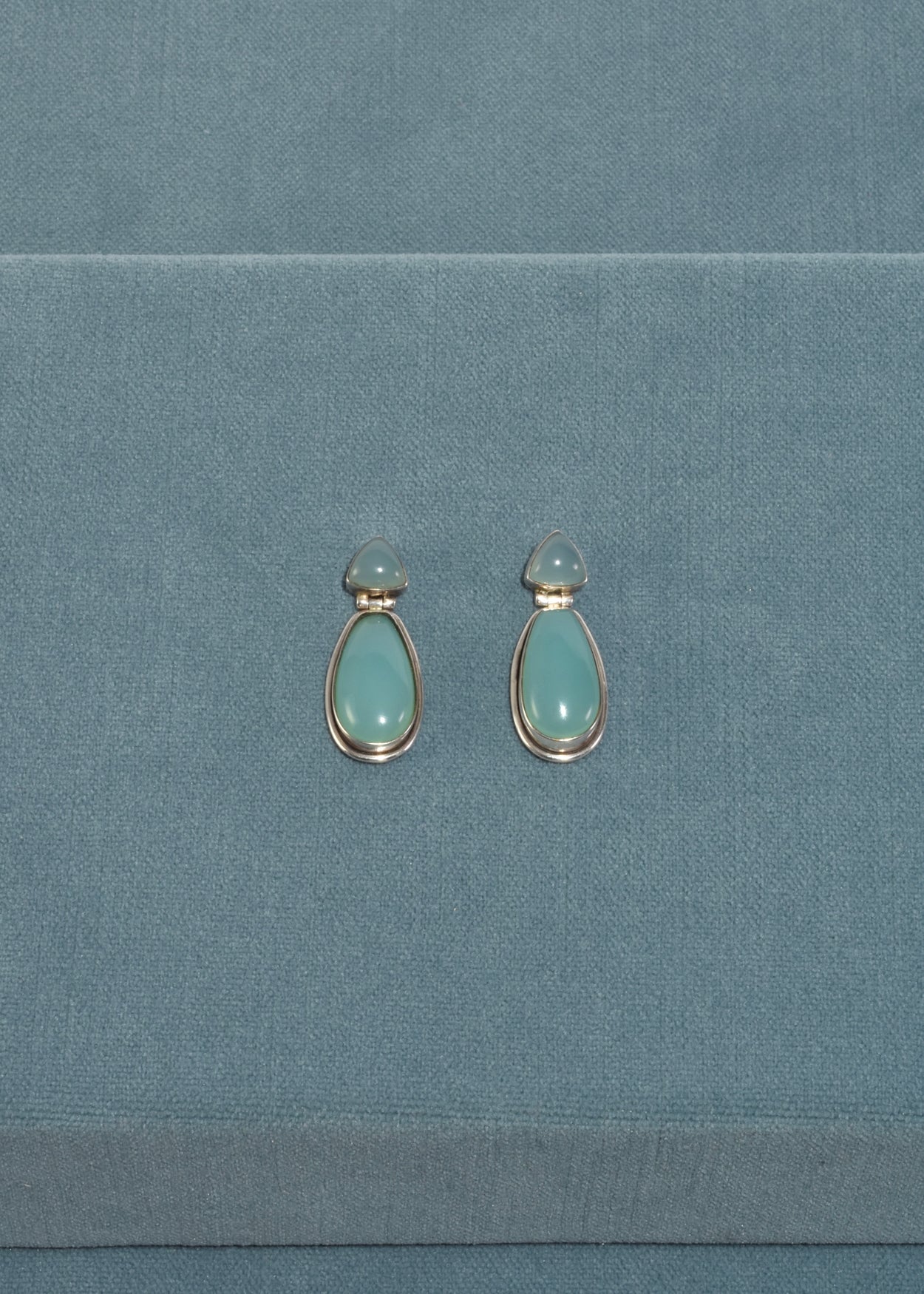 Chalcedony Drop Earrings