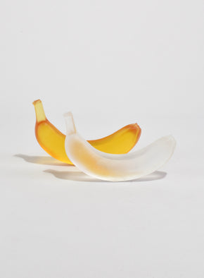Glass Banana in Clear