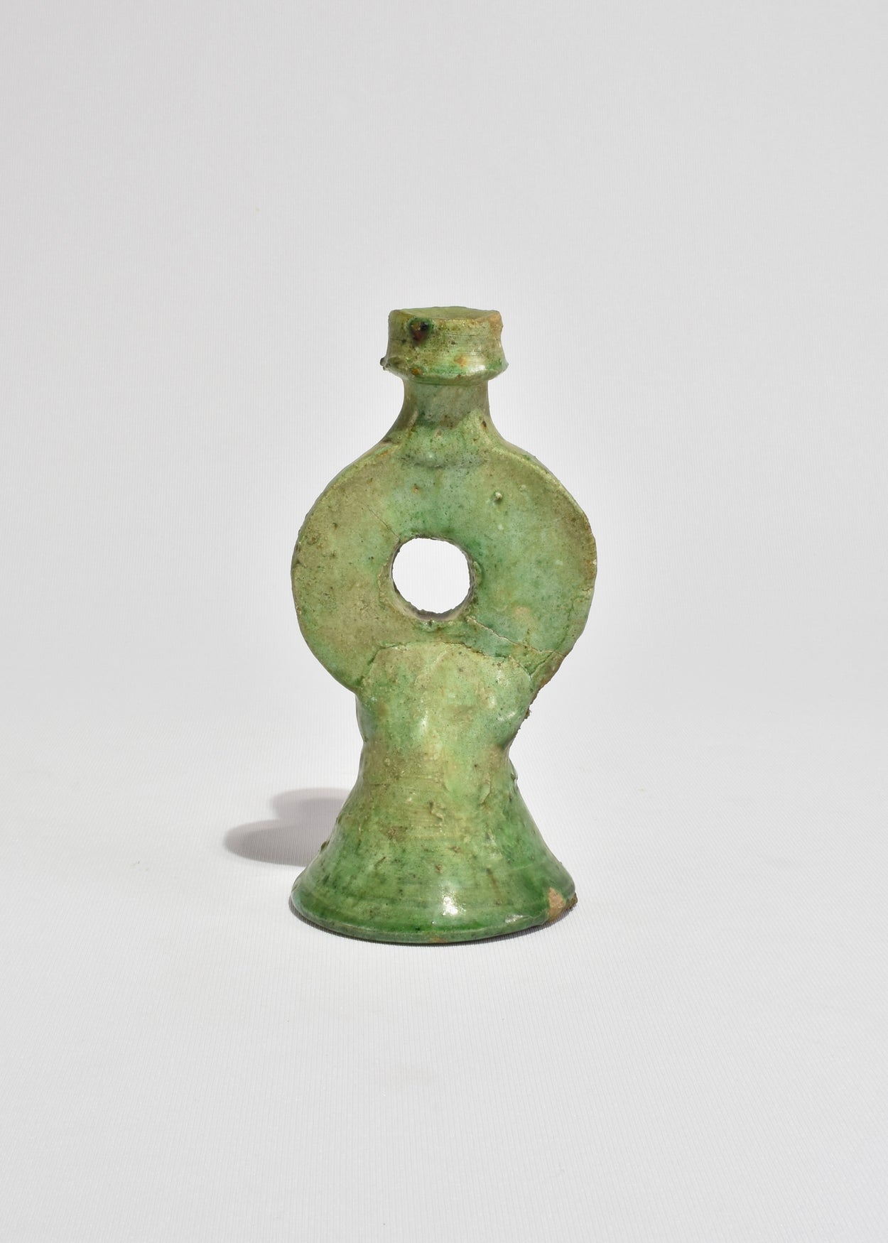 Green Ceramic Candleholder
