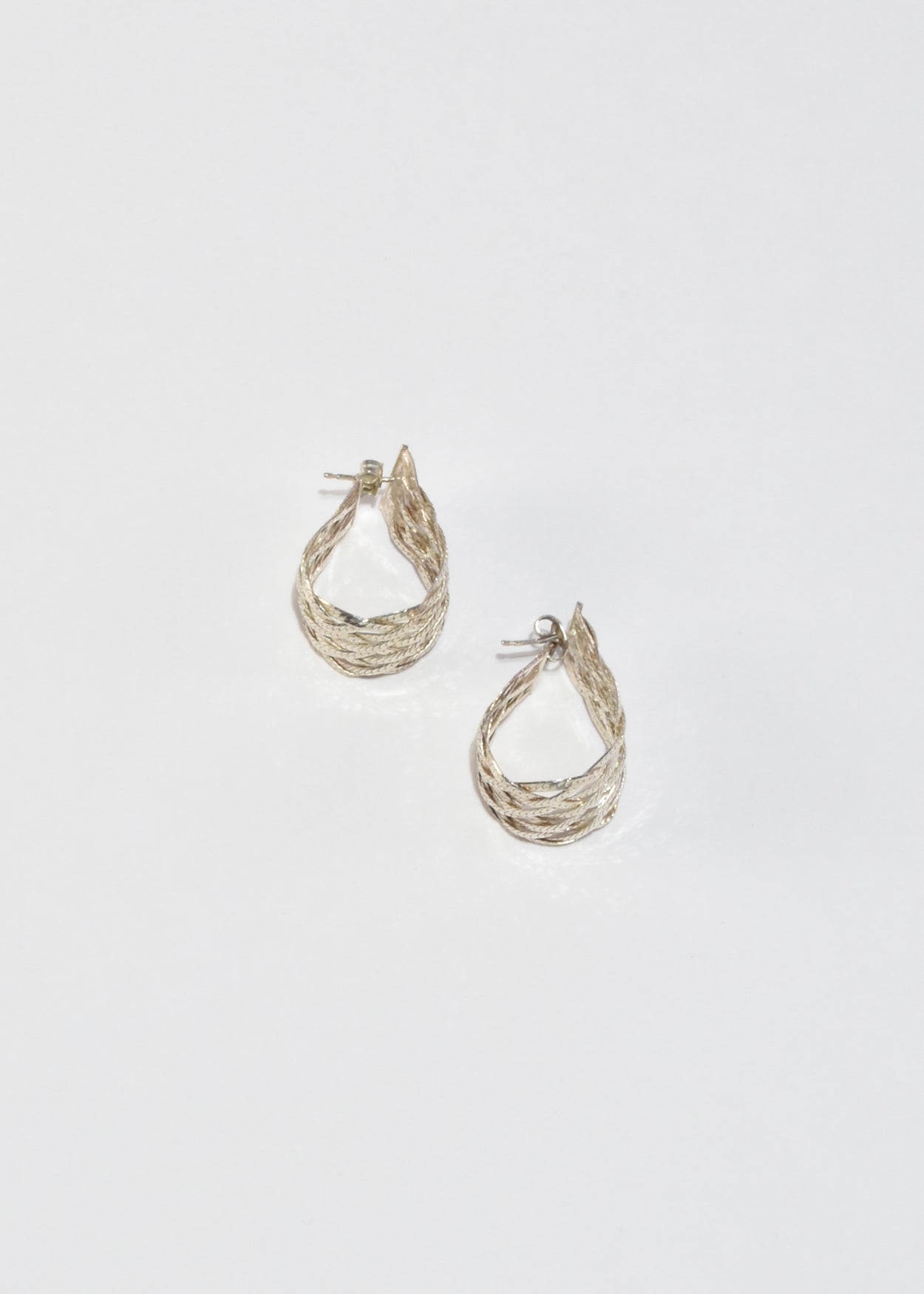 Woven Hoop Earrings