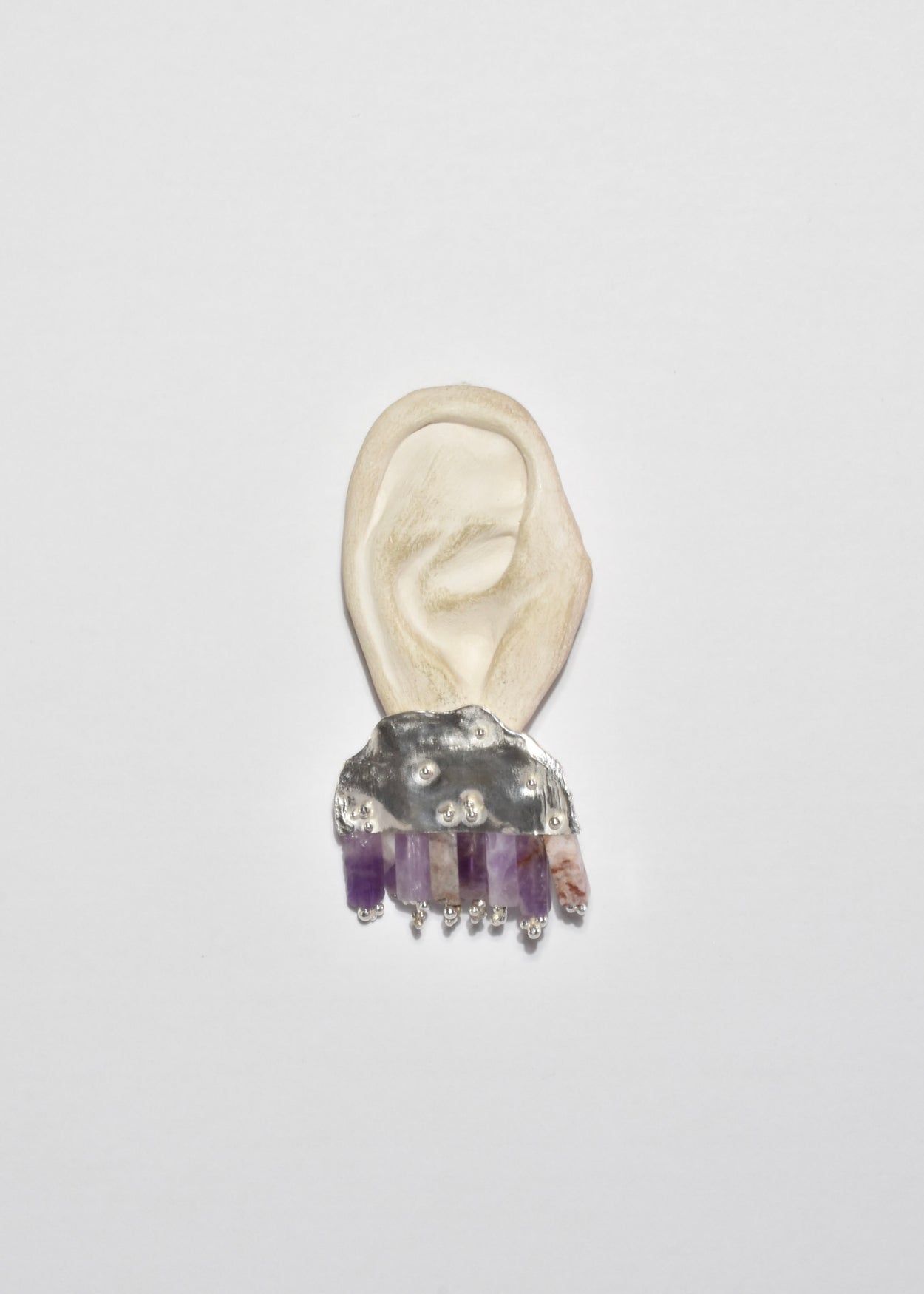 Amethyst Tassel Earrings