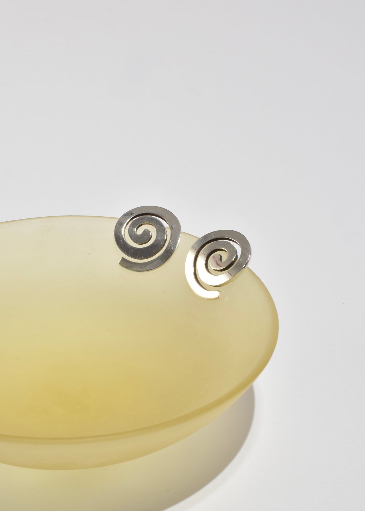 Sterling Spiral Earrings