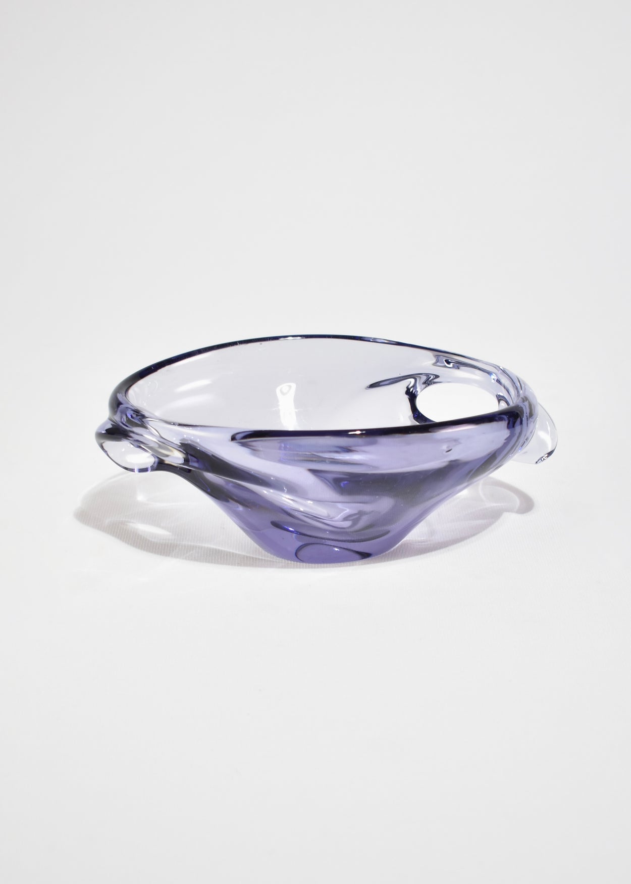 Lilac Blown Glass Bowl