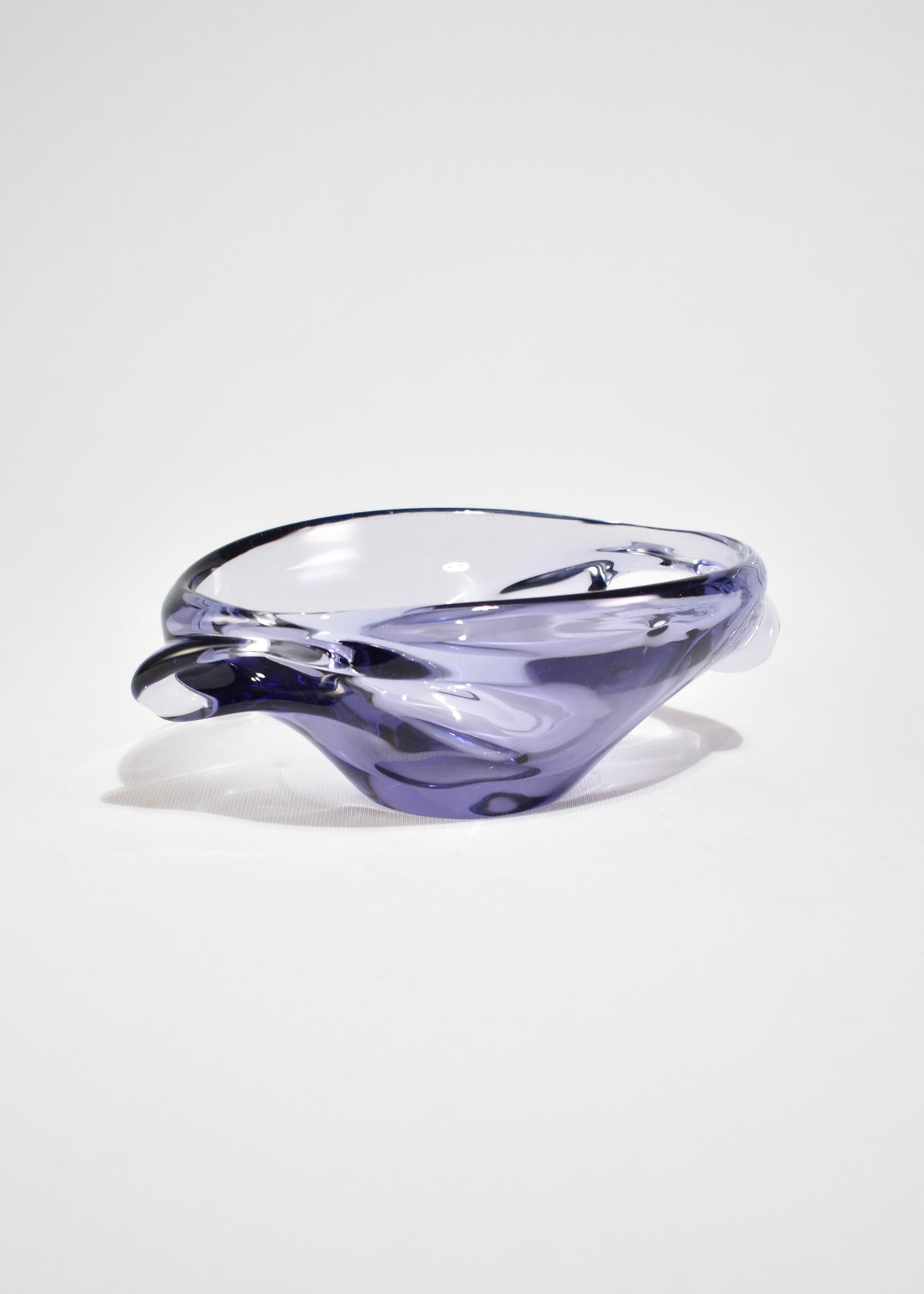 Lilac Blown Glass Bowl