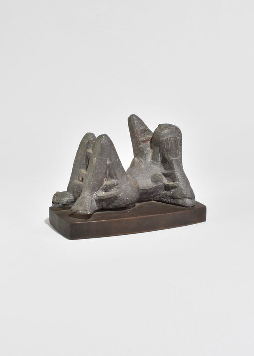 Cubist Lead Sculpture