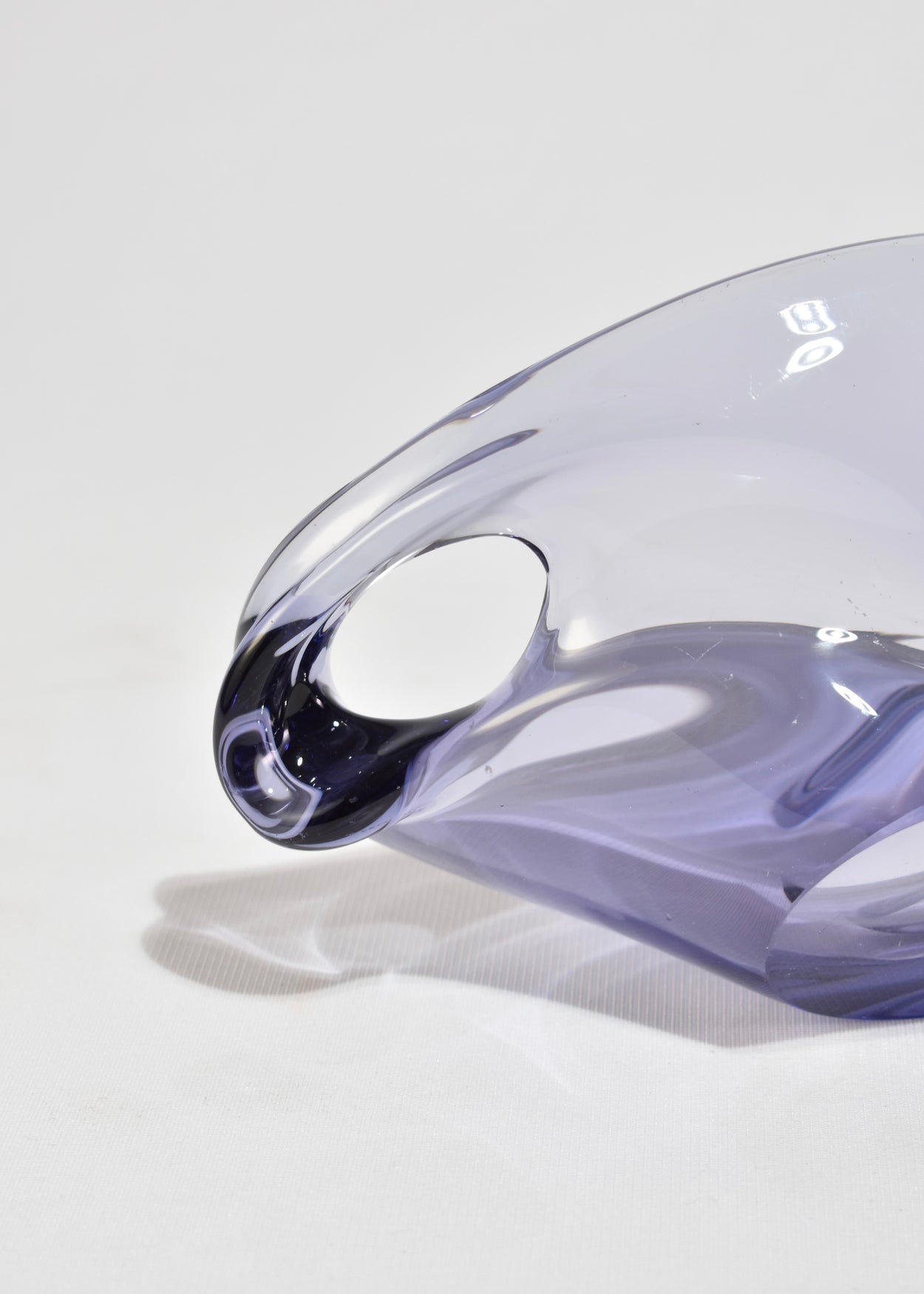 Lilac Blown Glass Bowl