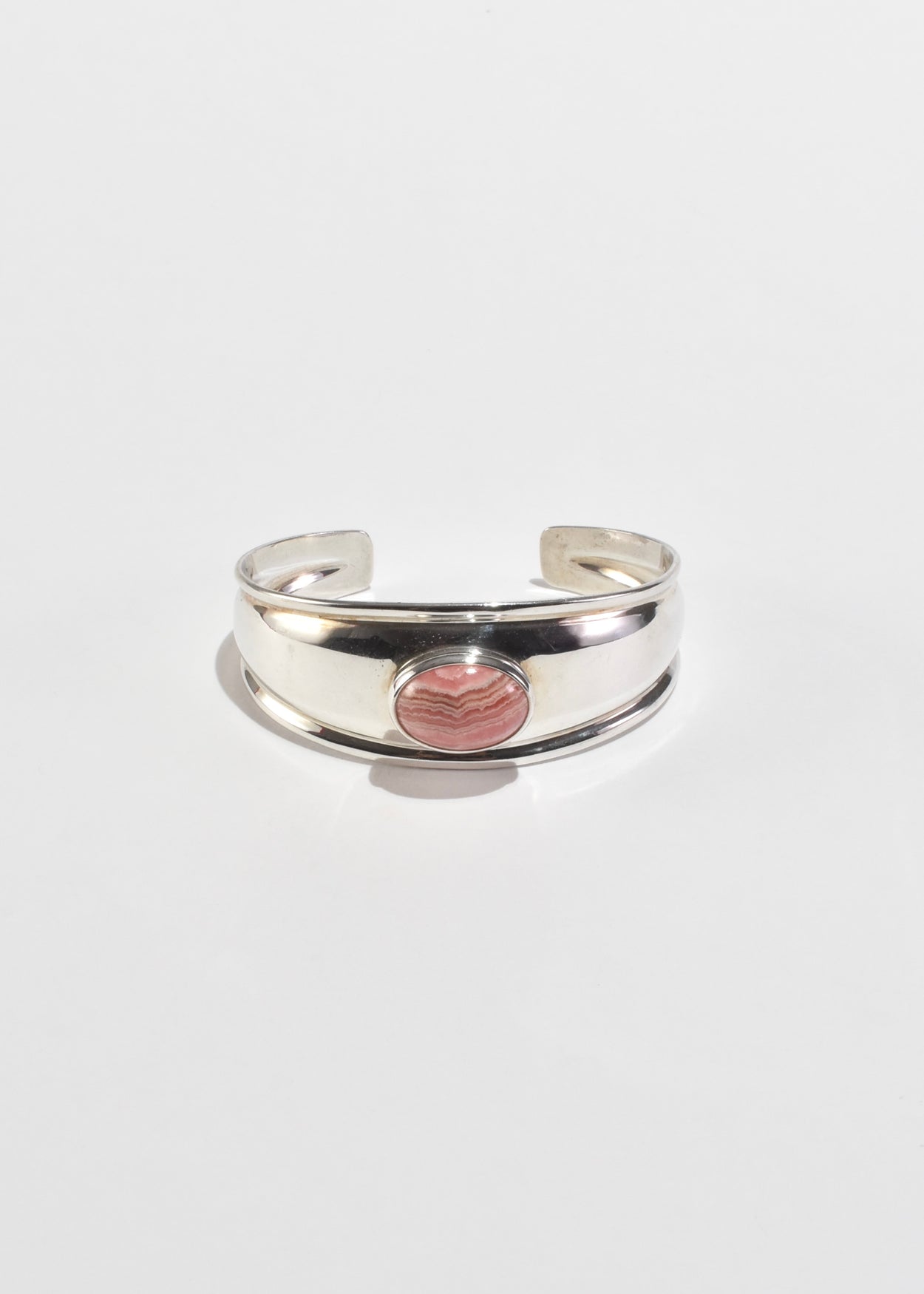 Rhodochrosite Cuff Bracelet