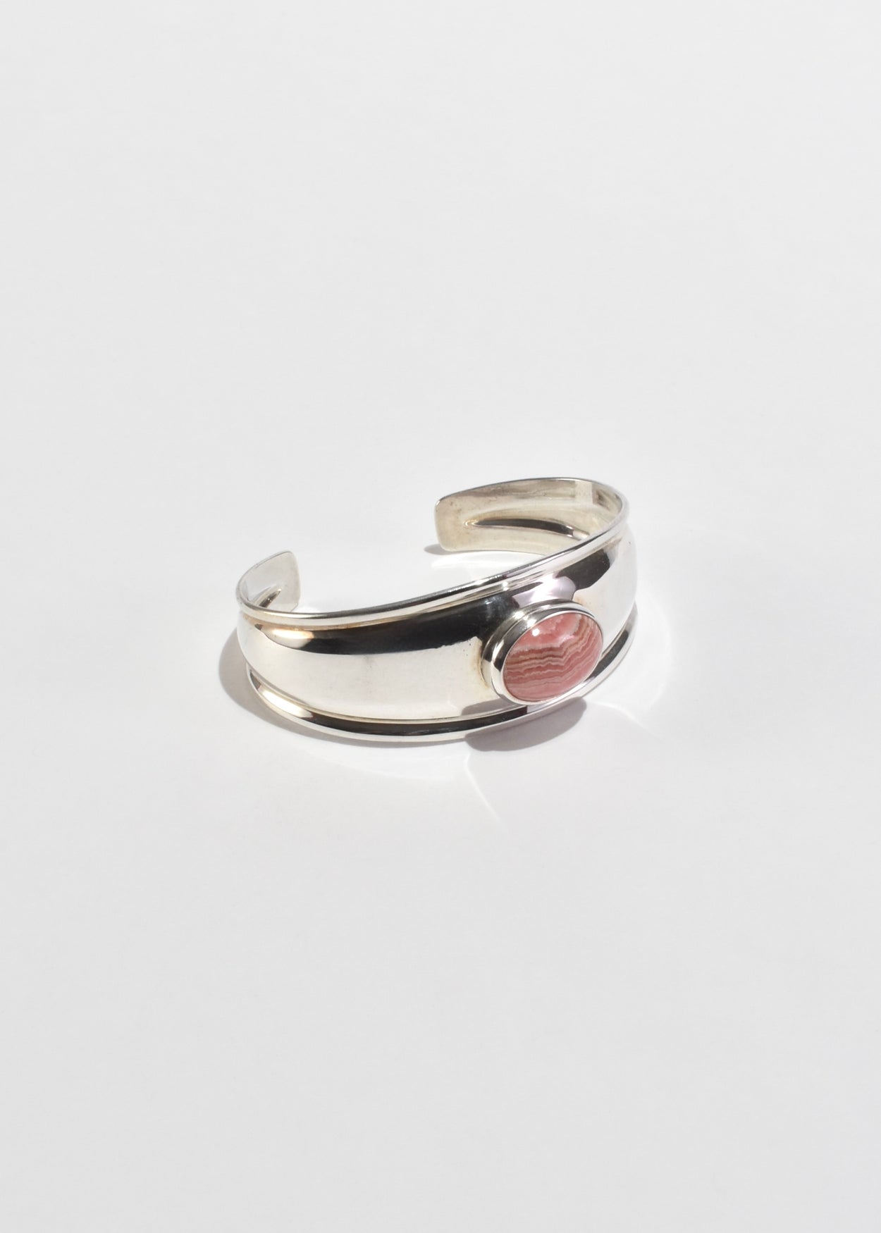Rhodochrosite Cuff Bracelet