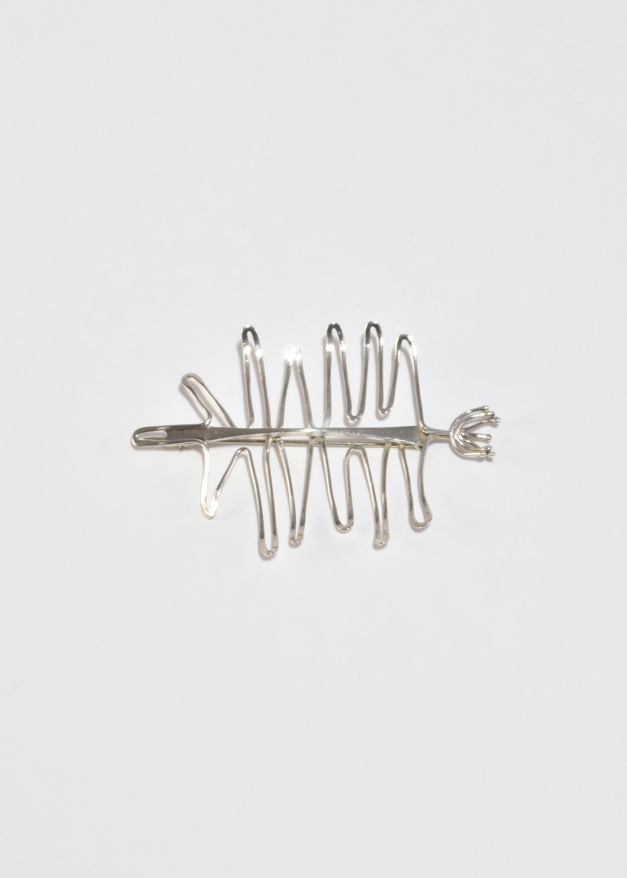 Sterling Abstract Brooch
