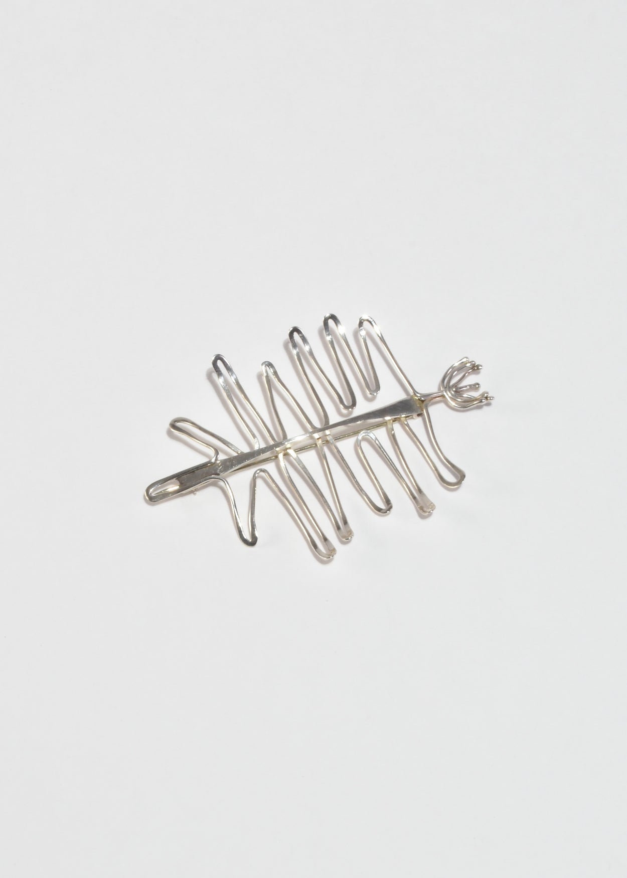 Sterling Abstract Brooch