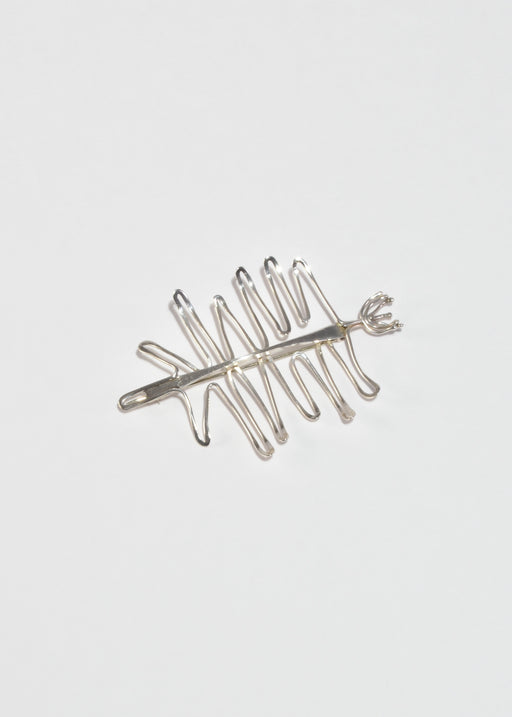 Sterling Abstract Brooch