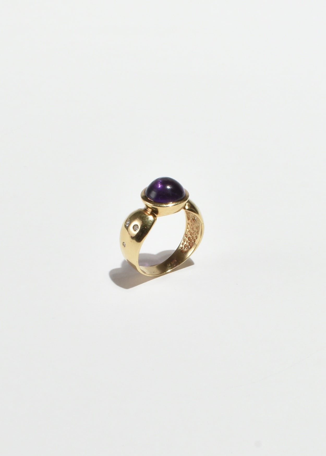 Amethyst Sapphire Ring