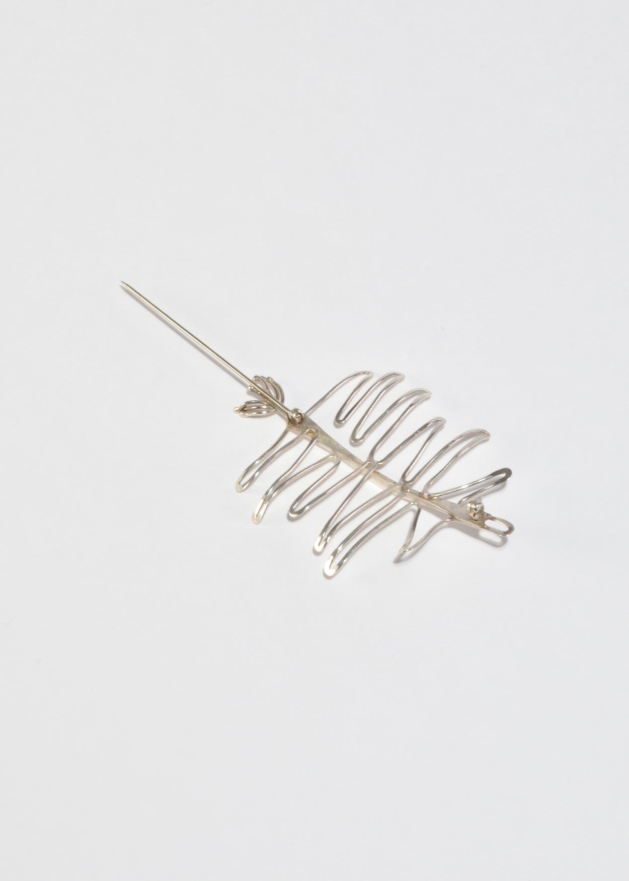 Sterling Abstract Brooch