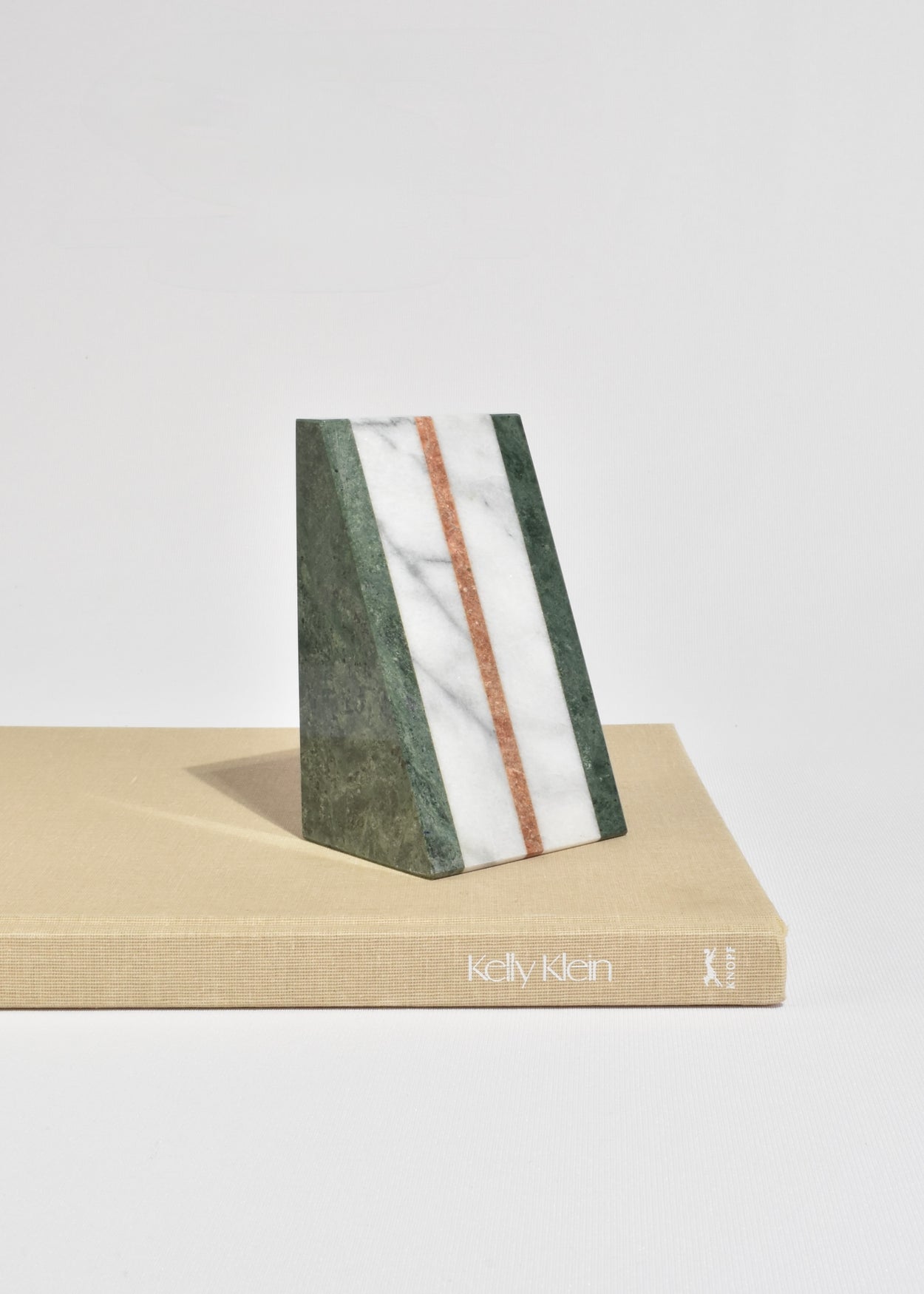 Striped Stone Bookends