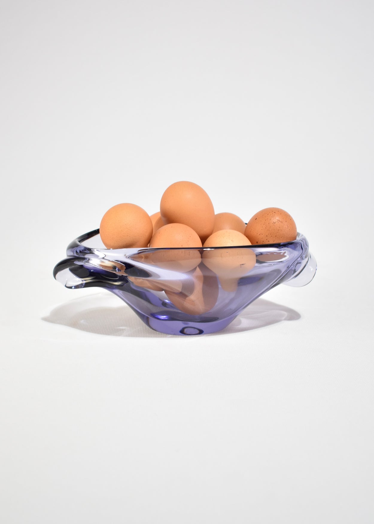 Lilac Blown Glass Bowl