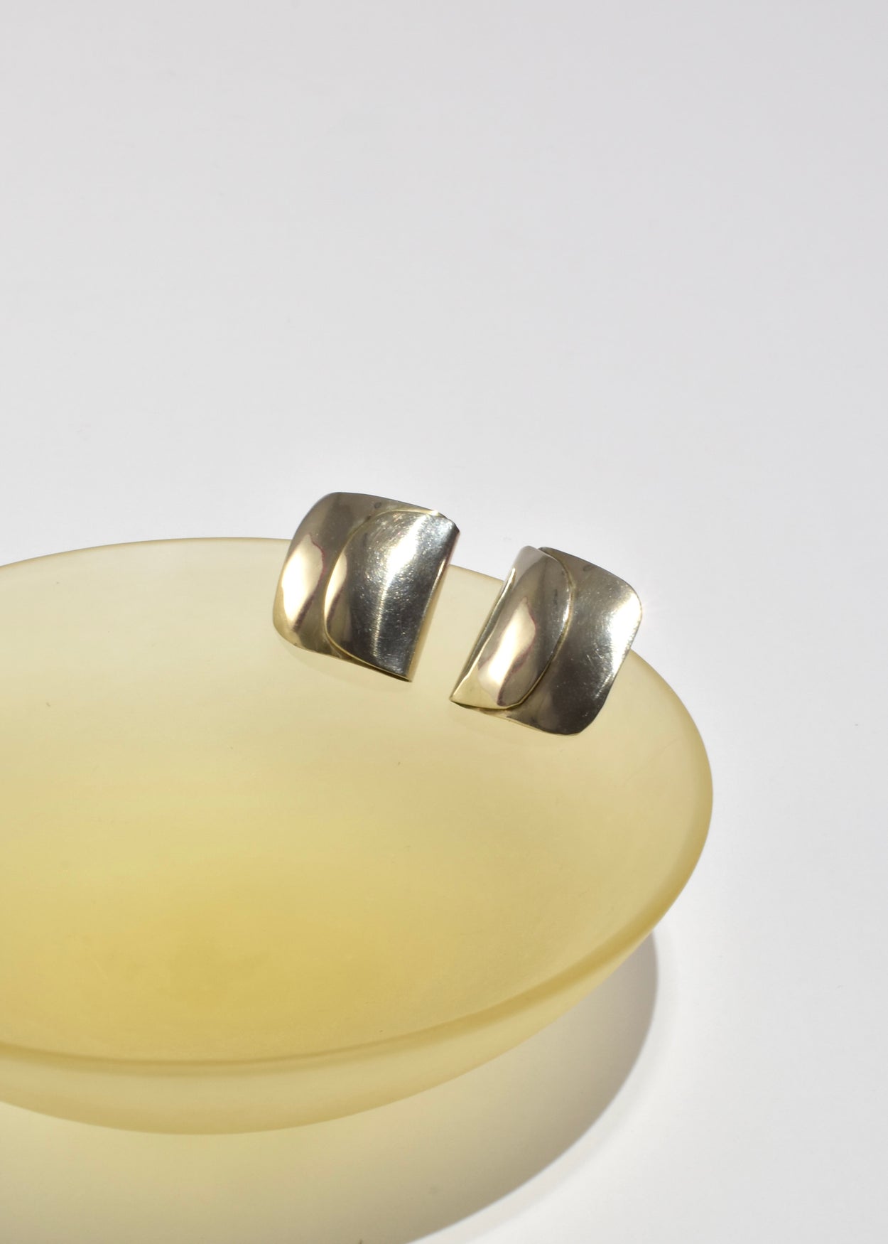 Sterling Folded Earrings