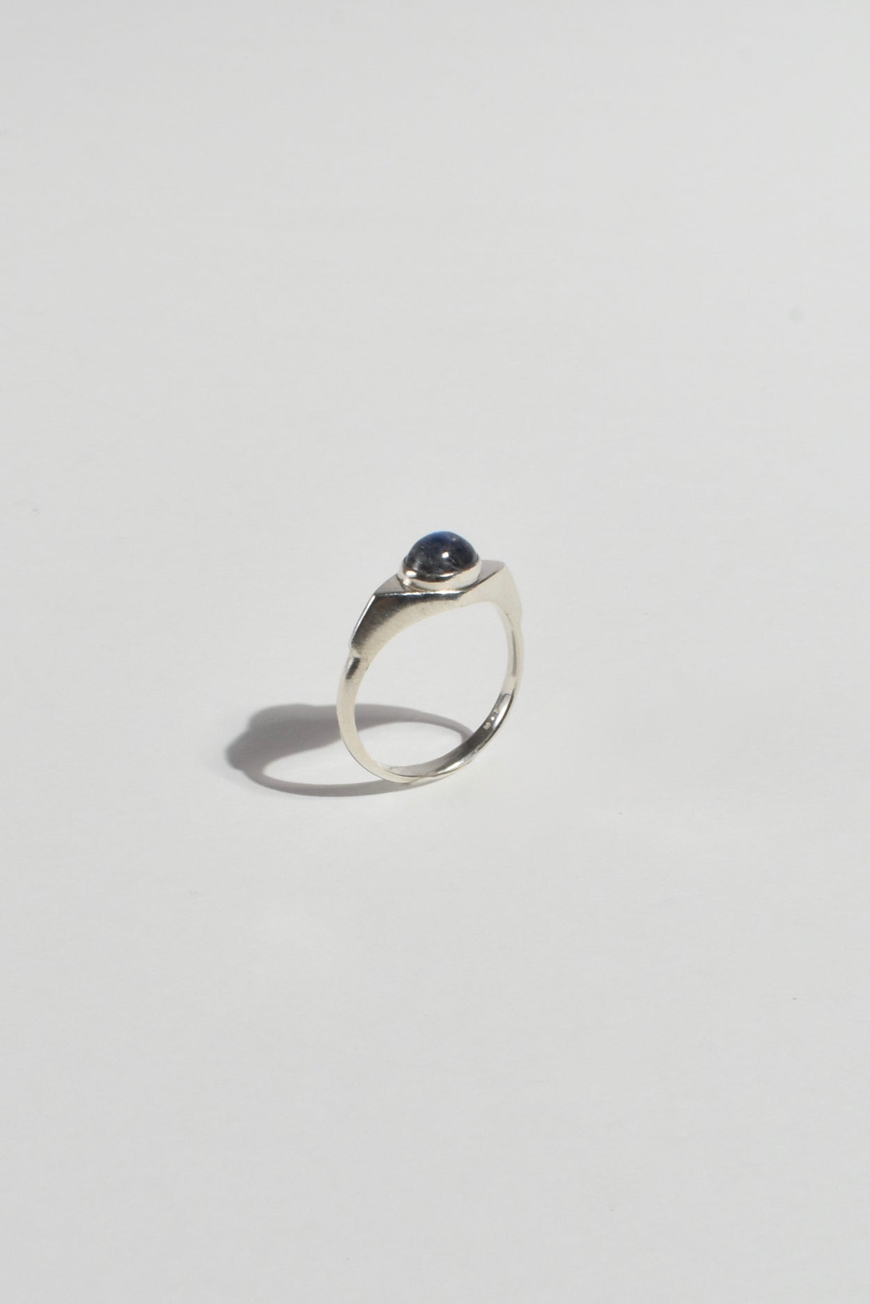 Angular Labradorite Ring
