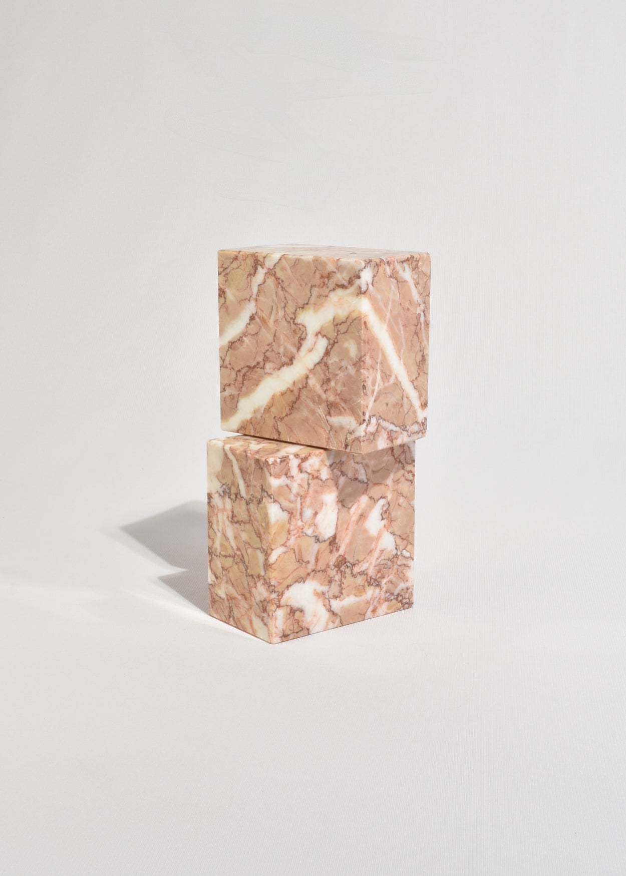 Pink Marble Bookends