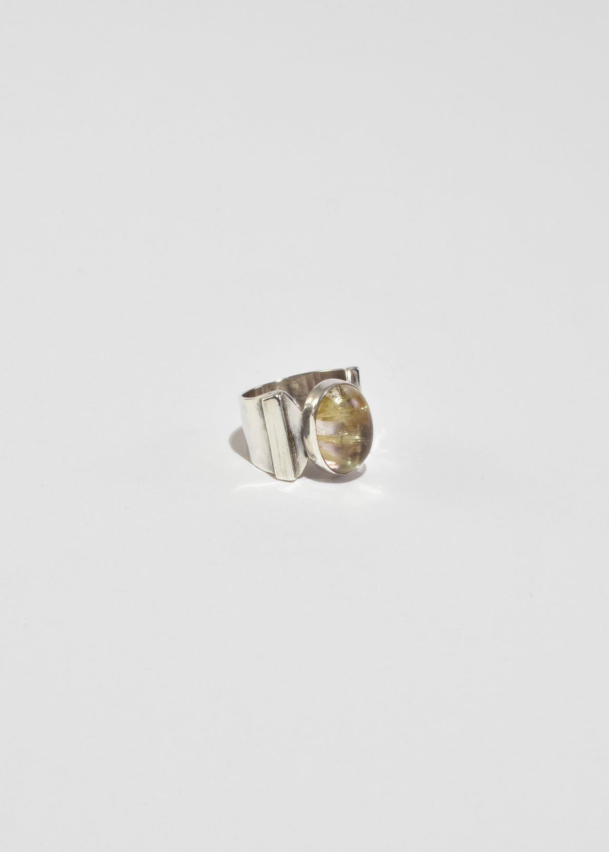 Rutilated Quartz Ring