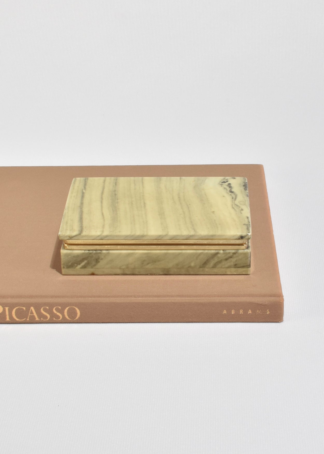 Hinged Stone Italian Box