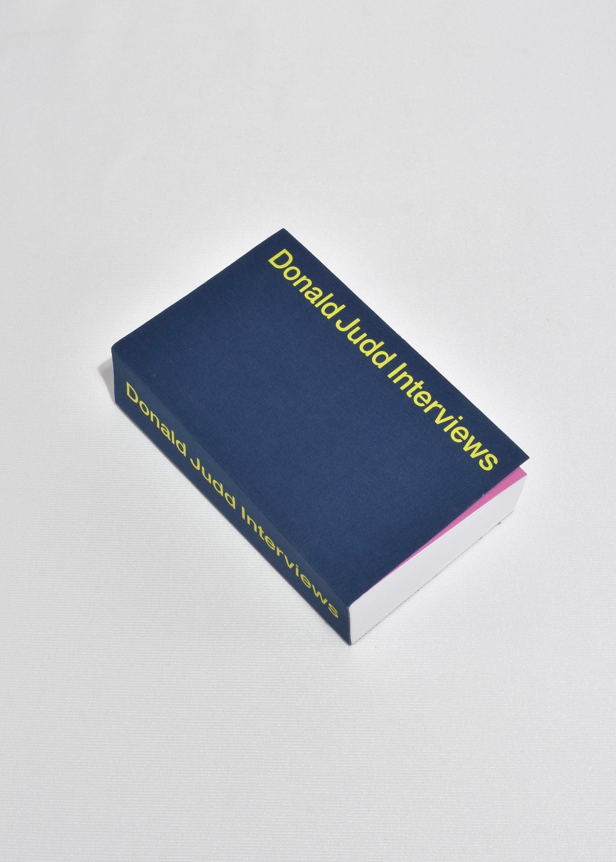 Donald Judd Interviews