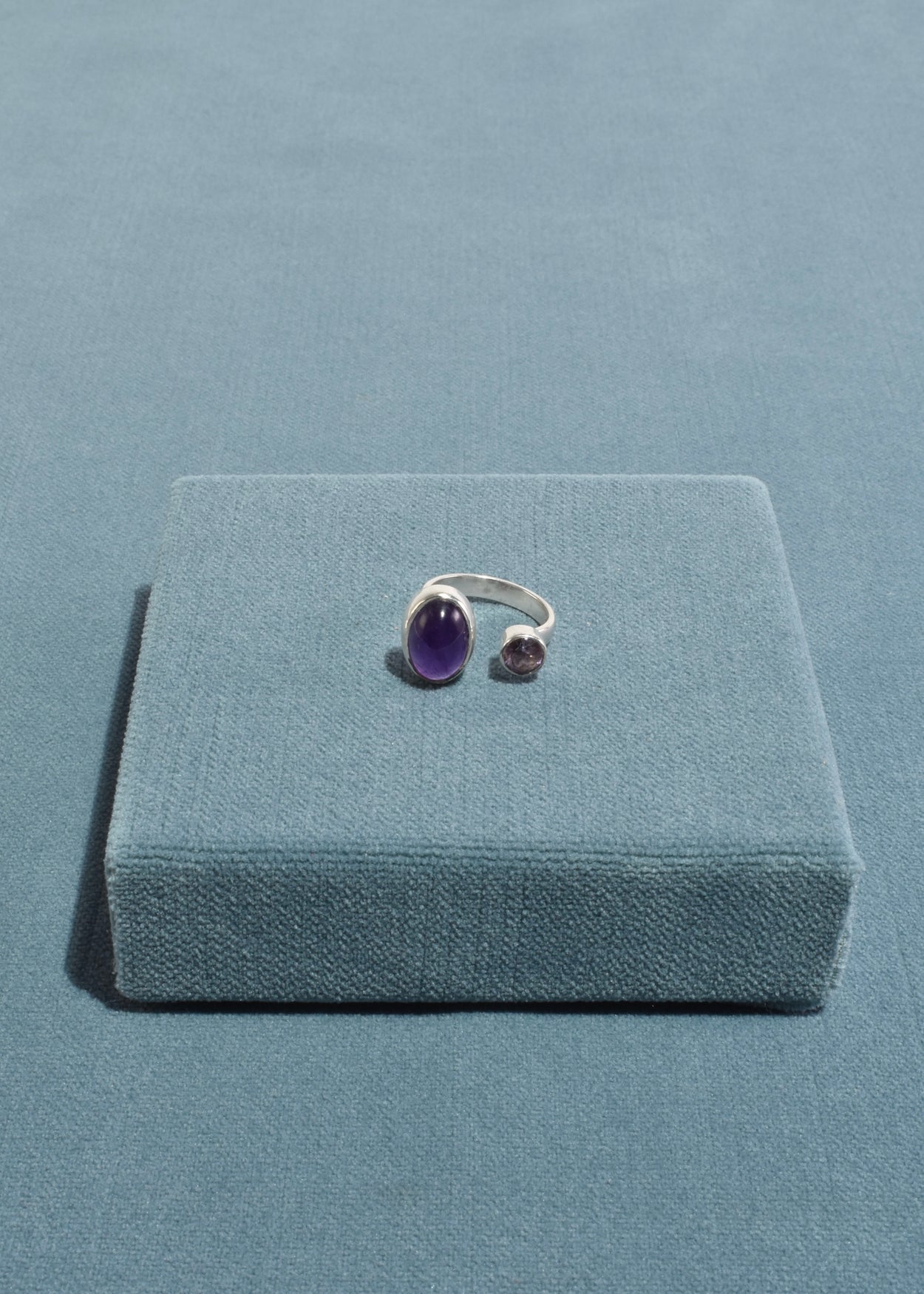 Double Amethyst Ring
