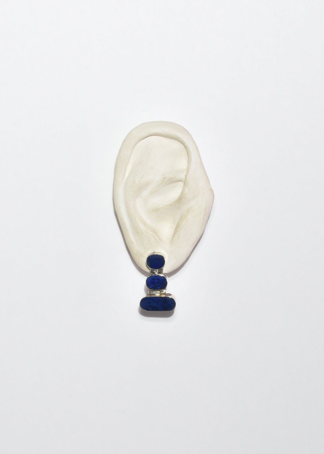 Geometric Lapis Earrings