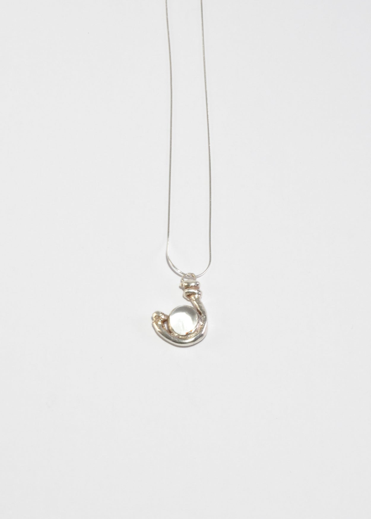 Glass Cabochon Pendant Necklace