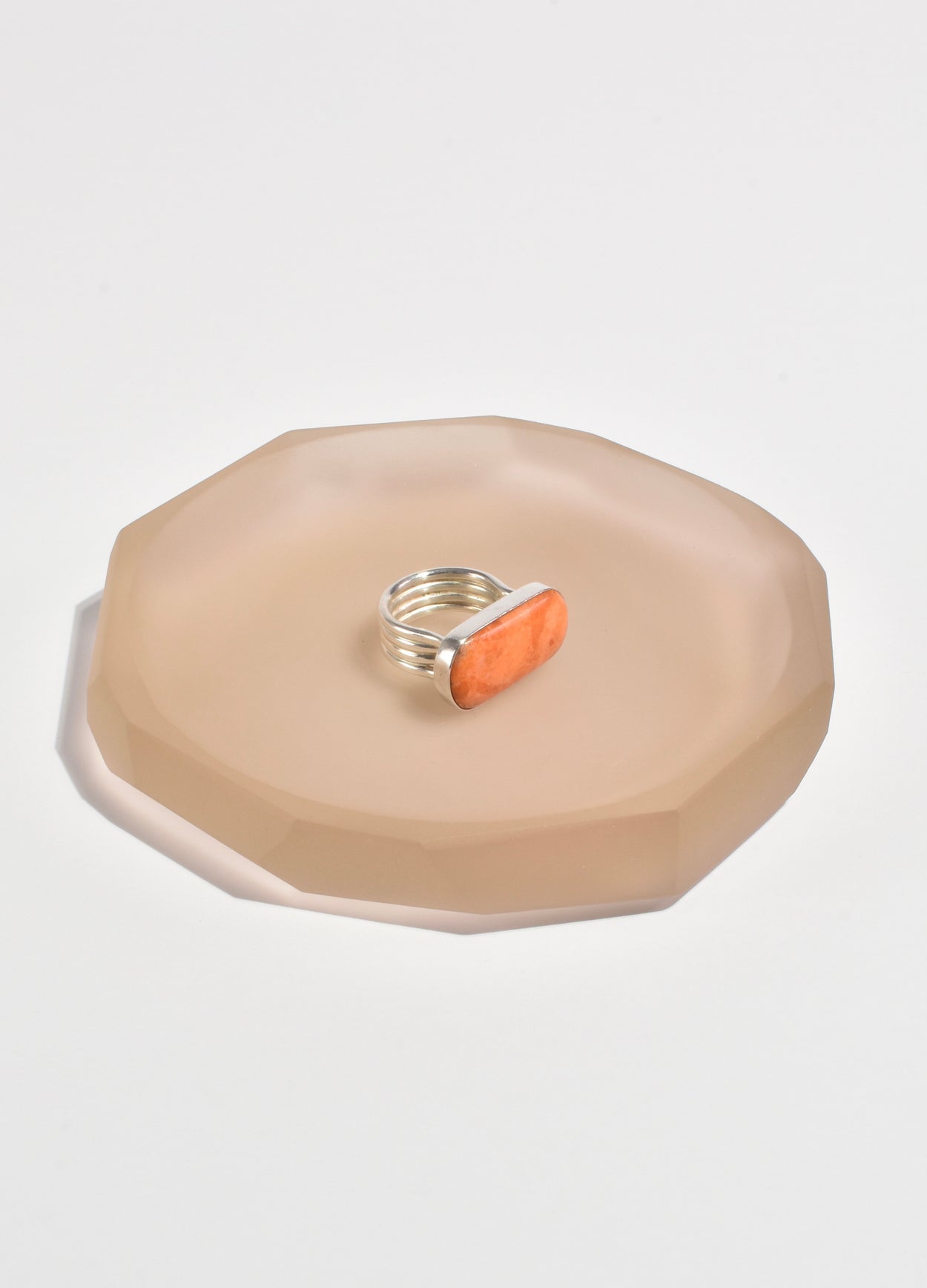 Coral Statement Ring