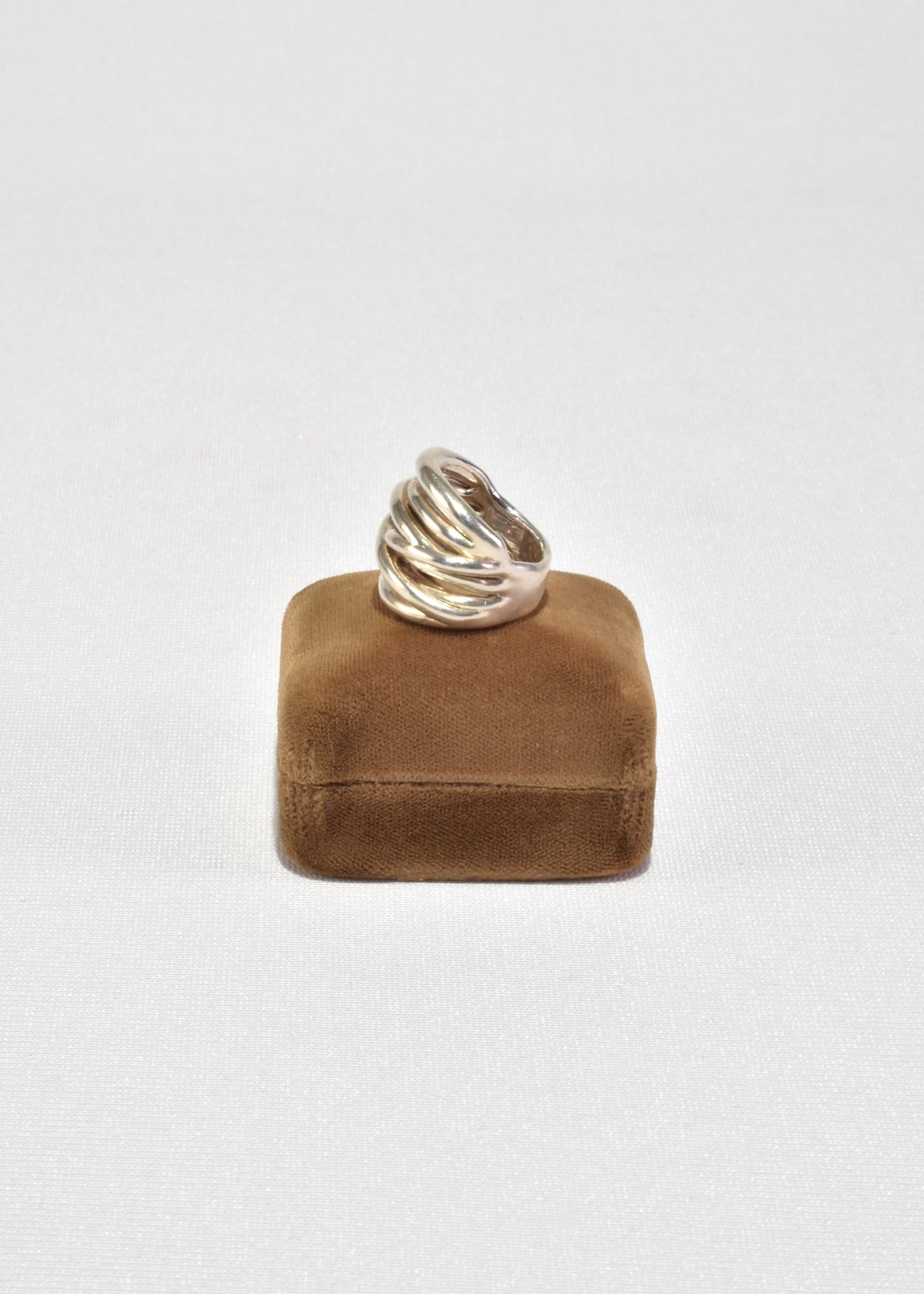 Layered Band Statement Ring