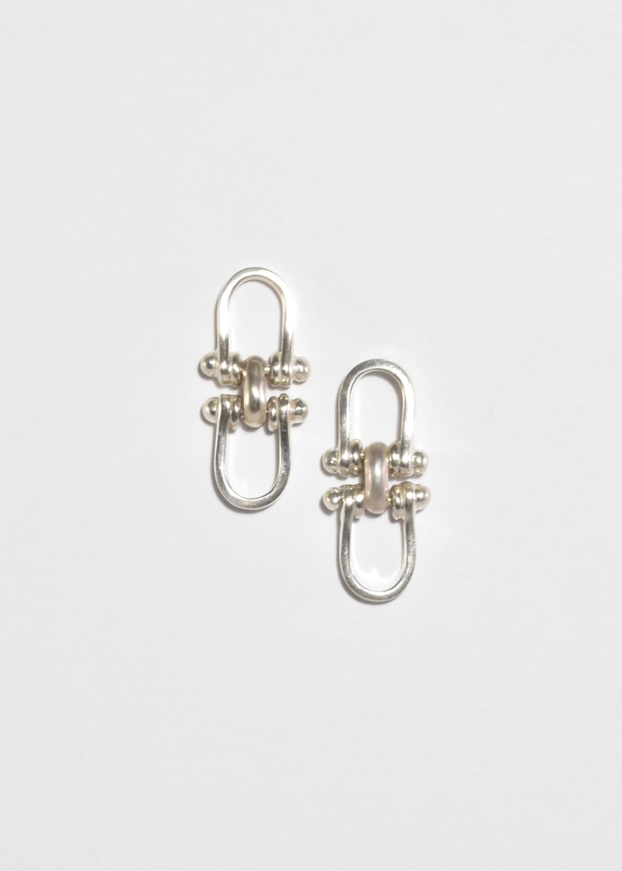 Curved Link Earrings