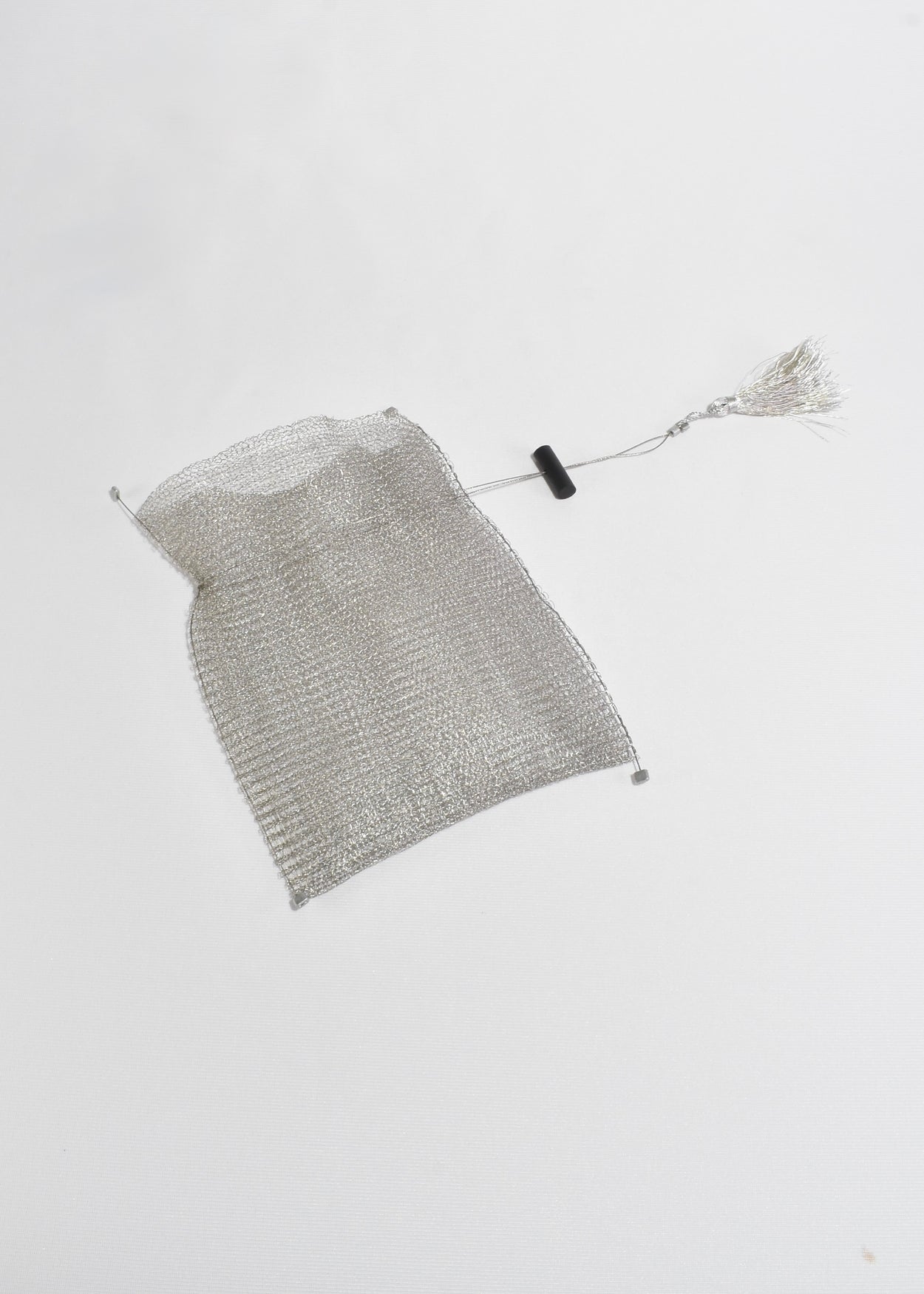 Handcrafted Mesh Drawstring Purse