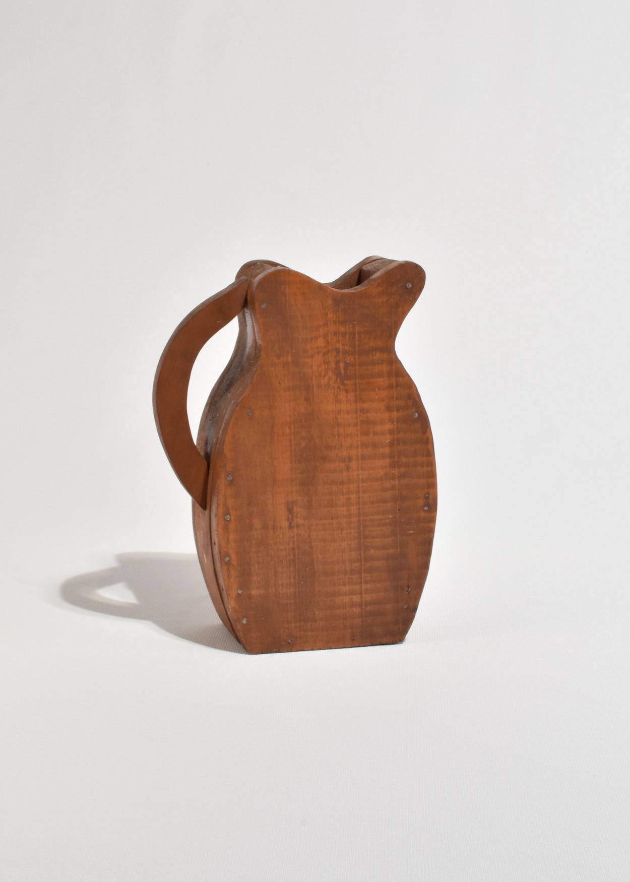 Sculptural Wooden Pitcher