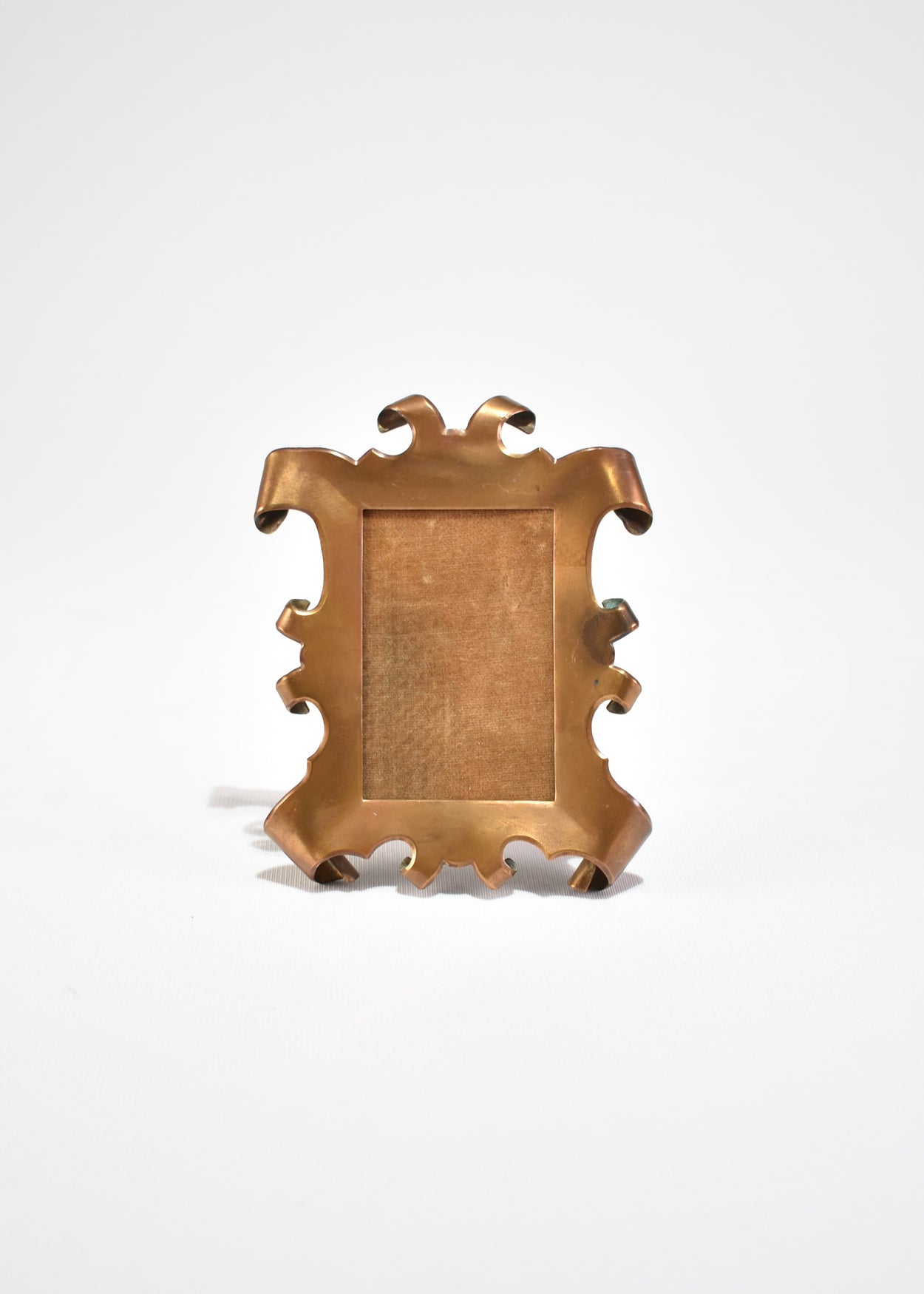 Brass Scroll Picture Frame