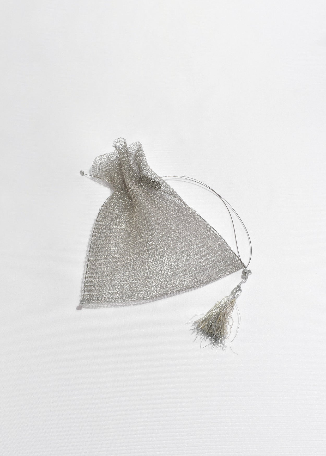 Handcrafted Mesh Drawstring Purse