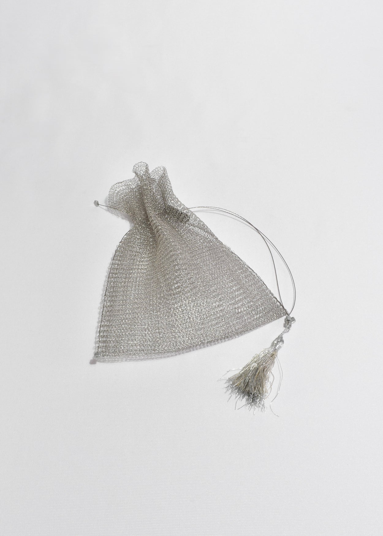 Handcrafted Mesh Drawstring Purse