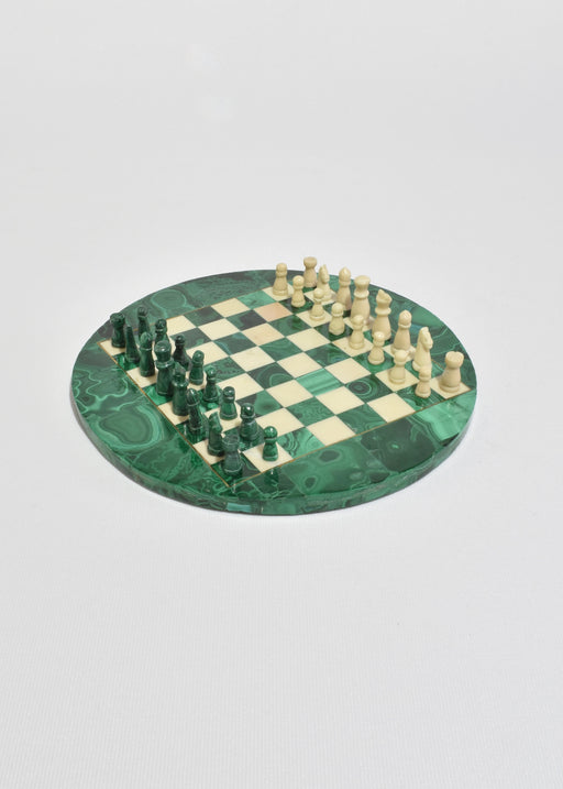 Malachite Chess Set