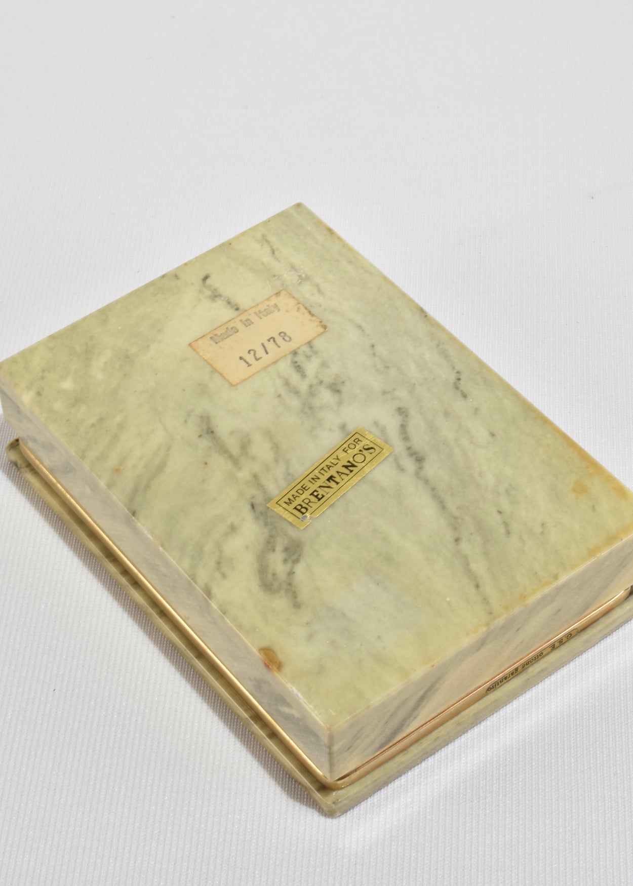 Hinged Stone Italian Box