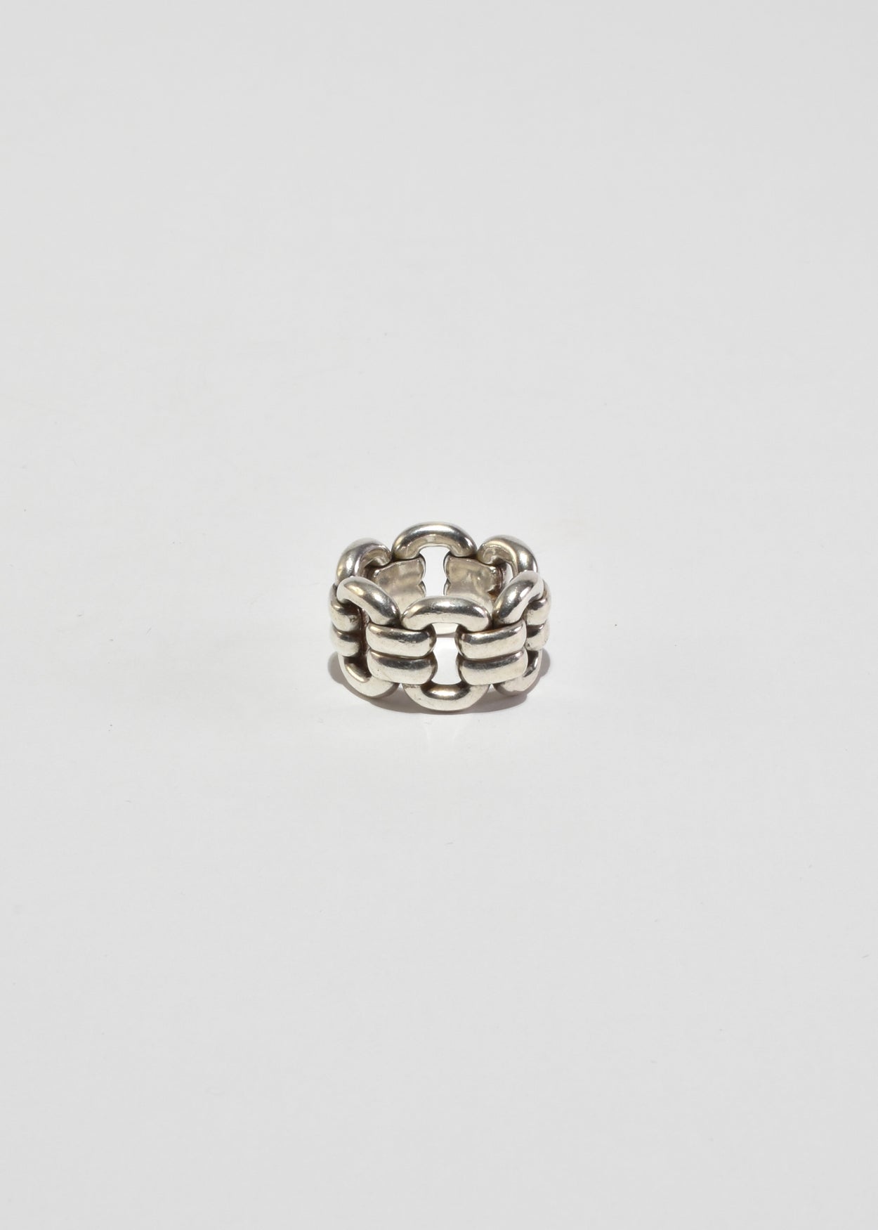 Sculptural Link Ring