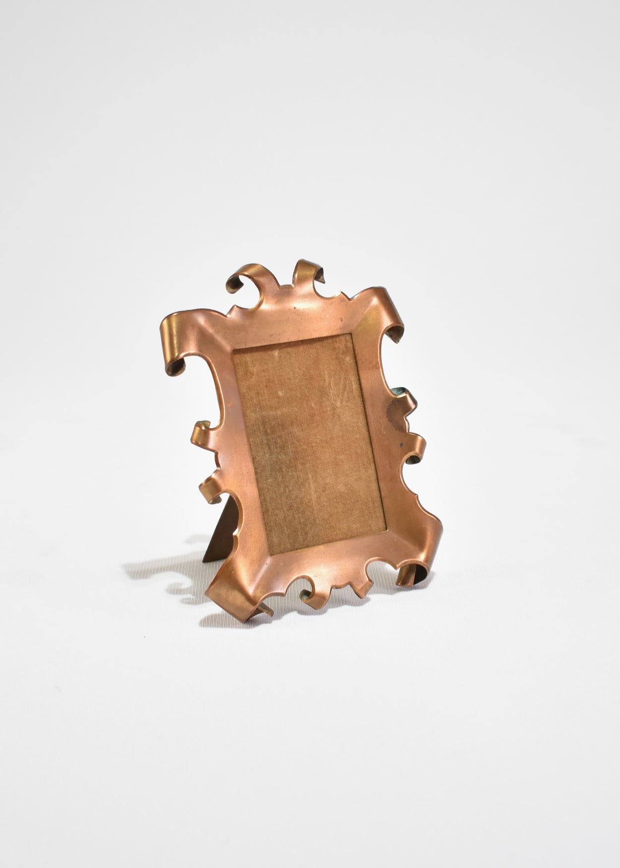 Brass Scroll Picture Frame